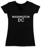 Buy Juniors: V-Neck- Washington DC Neighborhoods at AllPosters.com