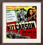 Kit Carson, Jon Hall, Lynn Bari, Jon Hall on Window Card, 1940