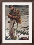 Fishing Smoking Pipes Cigarettes Smoking, USA, 1930