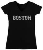 Buy Juniors: V-Neck- Boston Neighborhoods at AllPosters.com
