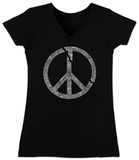 Juniors: V-Neck- Broken Peace
