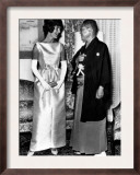 Jacqueline Kennedy, and Japanese Prime Minister Hayato Ikeda, at Japanese Embassy. June 22, 1961