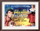 Sea Devils, First and Fourth Rock Hudson, Yvonne De Carlo, 1953