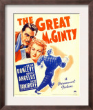 The Great Mcginty (Aka Down with Mcginty), Brian Donlevy, Muriel Angelus on Window Card, 1940