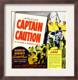 Captain Caution, Window Card, 1940
