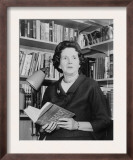 Rachel Carson, Biologist and Writer, Holding Her Ground Breaking Book, the Silent Spring, 1963