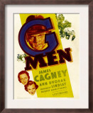 G-Men, Ann Dvorak, Margaret Lindsay, James Cagney on Window Card, 1935