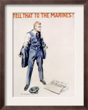 World War I American Marines Recuiting Poster by James Montgomery Flagg, 1918
