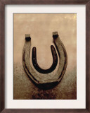 Buy Lucky Horse Shoe on Dusty Rose Metallic II at AllPosters.com