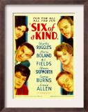 Six of a Kind, Gracie Allen, George Burns, Alison Skipworth, 1934