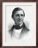 Ralph Waldo Emerson from an Original Drawing by Sam W. Rowse, 1845