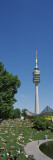 Tower in a Park, Olympic Tower, Olympic Park, Munich, Bavaria, Germany