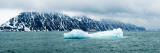 Buy Iceberg in The Sea With a Ship in The Background, Spitsbergen, Svalbard Islands, Norway at AllPosters.com