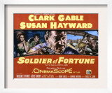Soldier of Fortune, Clark Gable, Susan Hayward, Michael Rennie, Gene Barry, 1955
