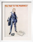 World War I American Marines Recuiting Poster by James Montgomery Flagg, 1918