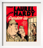Pardon Us, Oliver Hardy, Stan Laurel on Window Card, 1931