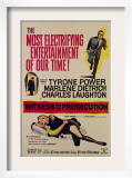 Witness for the Prosecution, Tyrone Power, Charles Laughton, Marlene Dietrich, 1957
