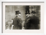 John Pierpont Morgan, American Financier, with Two Associates in 1907