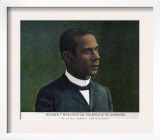 Booker T. Washington, Detail of the Print, 'Afro-American Monument', 1897
