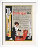 Pro-phy-lac-tic, Toothbrushes, USA, 1910