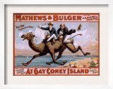 1898 Poster for the Mathews and Bulger Comedy Team