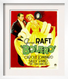 Bolero, George Raft, Carole Lombard on Window Card, 1934