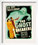 Ghost Breakers, Paulette Goddard, Bob Hope on Window Card, 1940