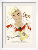Schiaparelli Snuff, Mens Fragrance Cologne, USA, 1950