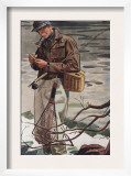 Fishing Smoking Pipes Cigarettes Smoking, USA, 1930