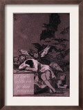 El Sueno De La Razon Produce Monstros, by Francisco Goya, 1868