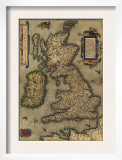 1570 Map of the British Isles. from Abraham Ortelius, Theatrvm Orbis Terrarvm