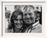Golf Pro Jack Nicklaus, with Wife Barbara, at the Augusta National Golf Club, Georgia, April 1972
