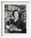 Rachel Carson, Biologist and Writer, Holding Her Ground Breaking Book, the Silent Spring, 1963