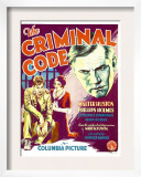The Criminal Code, Phillips Holmes, Constance Cummings, Walter Huston on Window Card, 1931