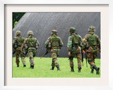 Soldiers of the Belgian Army During a Mout Training