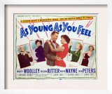 As Young as You Feel, Monty Woolley, Thelma Ritter, David Wayne, Jean Peters, Marilyn Monroe, 1951