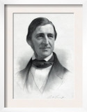 Ralph Waldo Emerson from an Original Drawing by Sam W. Rowse, 1845