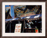 Carnival Barker, at the Vermont State Fair, by Jack Delano, Rutland, Vermont September 1941