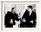 Former General Douglas Macarthur, at the White House with President John F. Kennedy, 1961
