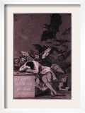 El Sueno De La Razon Produce Monstros, by Francisco Goya, 1868