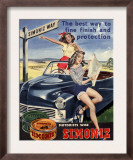 Simoniz Cars Wax Polish Sex Objects Sexism Discrimination, UK, 1950