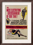 Witness for the Prosecution, Tyrone Power, Charles Laughton, Marlene Dietrich, 1957