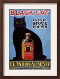 Cats Black Cat Enamel Stove Polish Products, USA, 1920