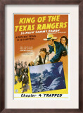King of Texas Rangers, Top from Center: Sammy Baugh, Pauline Moore in 'Chapter 4: Trapped', 1941