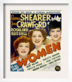 The Women, Joan Crawford, Norma Shearer, Rosalind Russell on Window Card, 1939