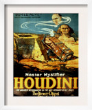 Poster Promoting Harry Houdini, Evoking Mystical Past of Ancient Egypt, 1925
