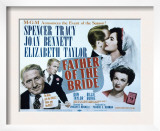 Father of the Bride, Spencer Tracy, Elizabeth Taylor, Joan Bennett, 1950