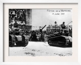 World War I, Post War Victory Parade in Paris, France, July 14, 1919