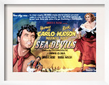 Sea Devils, First and Fourth Rock Hudson, Yvonne De Carlo, 1953