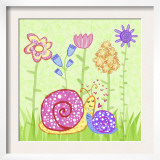 Snail Family in Garden